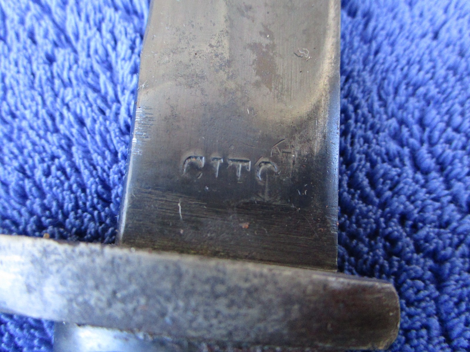 ORIGINAL GERMAN M1898 BUTCHER BAYONET AND SCABBARD RARE MAKER CITO