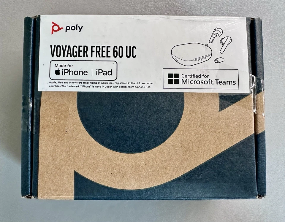 Poly (Plantronics) Voyager Free 60 UC True Wireless Earbuds with BT-700C Dongle - Image 2 of 4