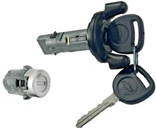 NEW CHEVY OEM IGNITION KEY SWITCH LOCK CYLINDER + DOOR KEY LOCK CYLINDER W/ KEYS
