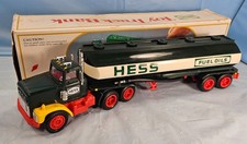 Vintage Hess Toy Truck Bank With Lights & Box Working
