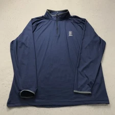 TPC Sawgrass Golf Jacket Mens 2XL XXL Blue Under Armour Navy 1/4 Quarter Zip