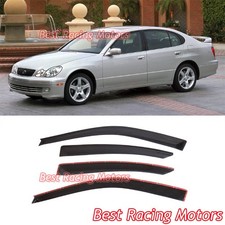 For 1998-2005 Lexus GS300 GS400 GS430 JDM V2 Style Side Window Visors