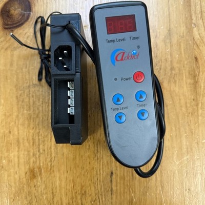 Addict Digital Temp Controller & Power Adapter Box for 4-Pin Sauna Heat Blanket