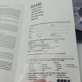 Sega CD Flashback The Quest for Identity Complete CIB W/ Registration Untested 