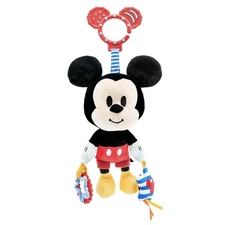 Disney Baby Mickey Mouse On The Go Activity Toy with Teething Rings, Crinkle ...