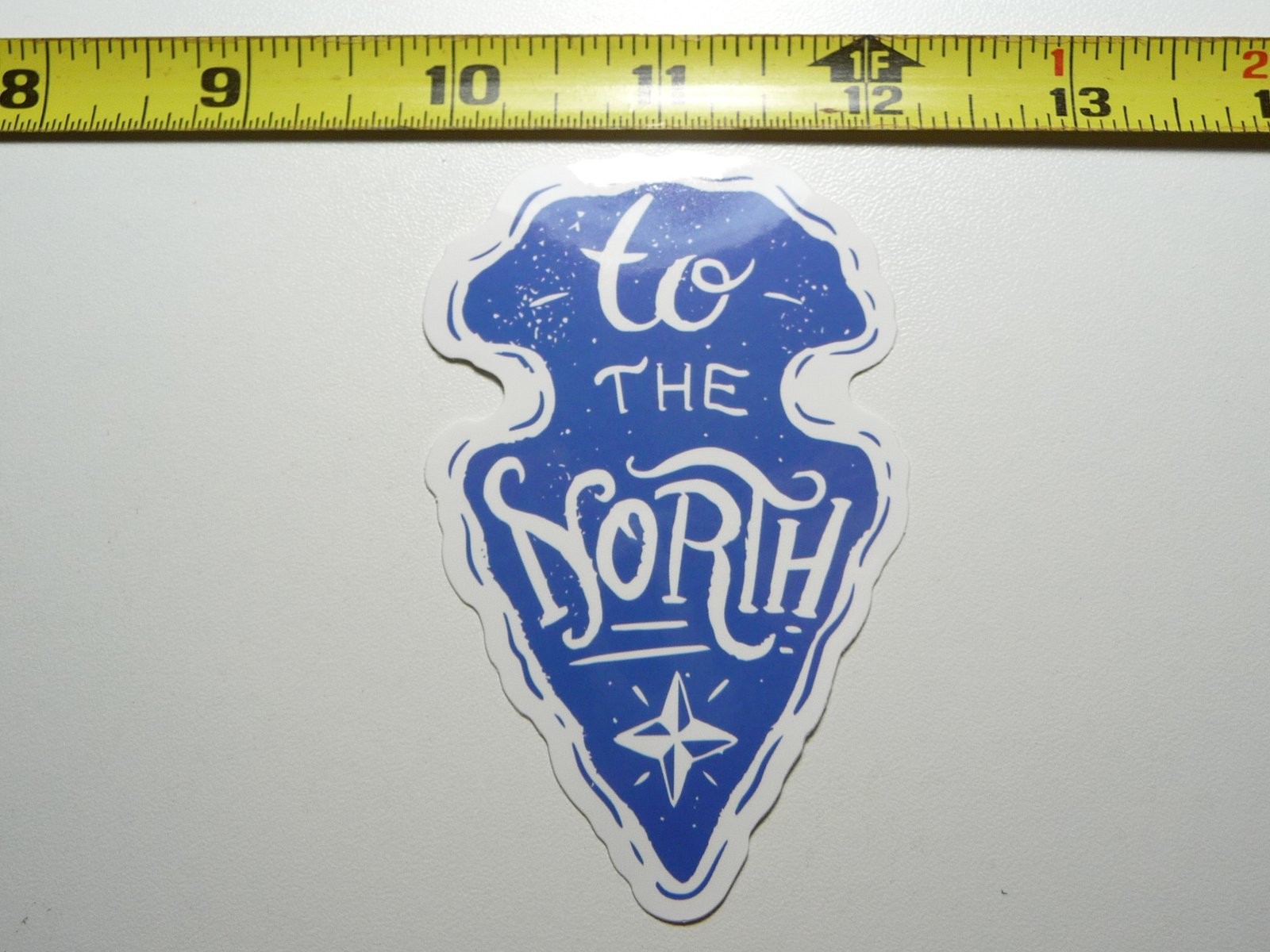 TO THE NORTH Decal Sticker for Camping Hiking Outdoor Adventure Nature Enthusiasts