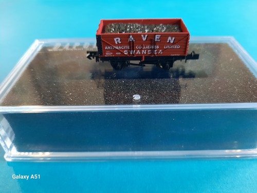 Dapol MU 3990018 N - Dapol for Modellbahn Union No. 12, 7plank wagen Raven | Condition: Neu