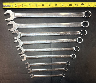 #ad SNAP ON OEX SERIES 13 Piece 12 Point SAE Flank Drive® Combination Wrench USA $250.00