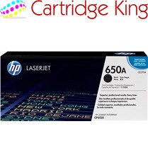 HP 650A Black Original LaserJet Toner Cartridge - CE270A