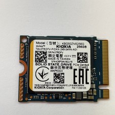 Kioxia KBG50ZNS256G 256 GB PCIe Gen4 30mm Solid State Drive - *See Crystal Disk