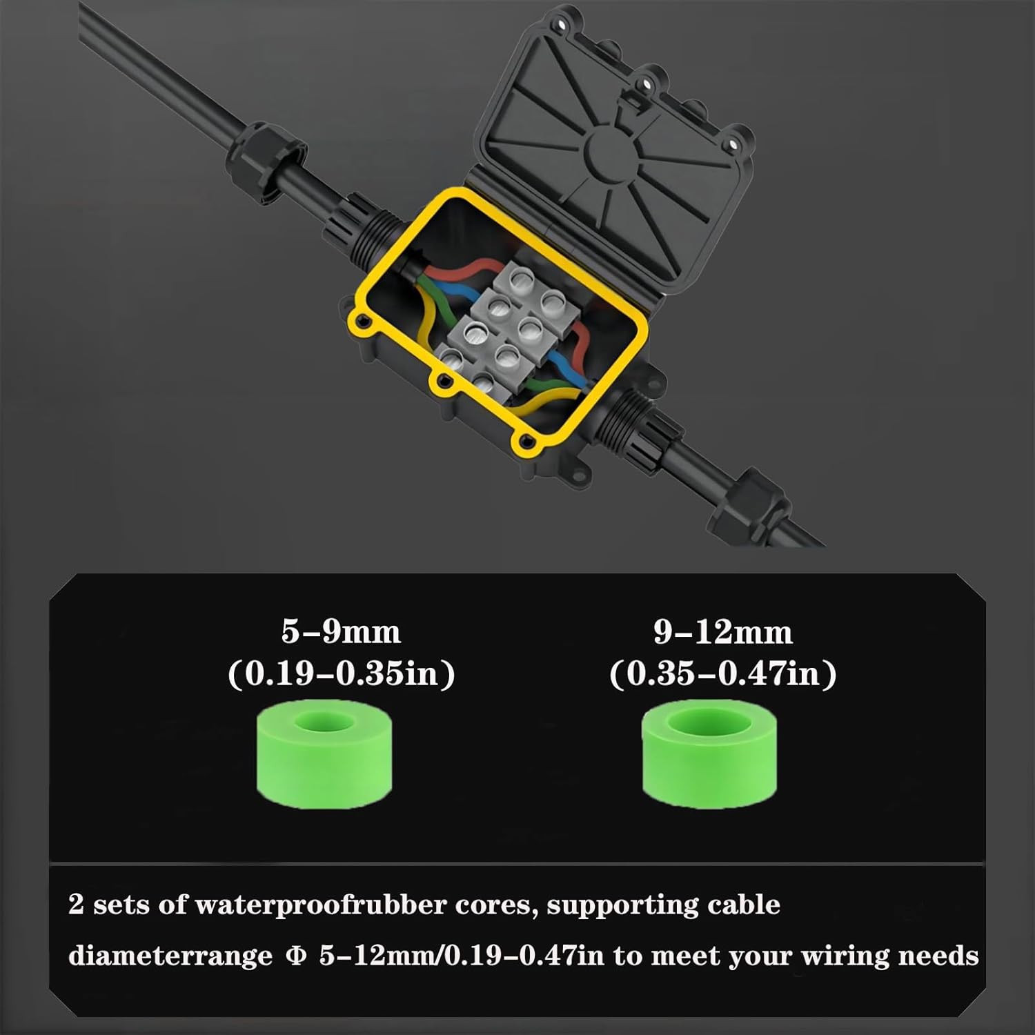 Outdoor Waterproof Junction Box Plastic，Outdoor Cable Electrical Box Waterproof
