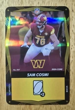 Sam Cosmi | 2024 Uno Elite #047 Yellow Foil RC