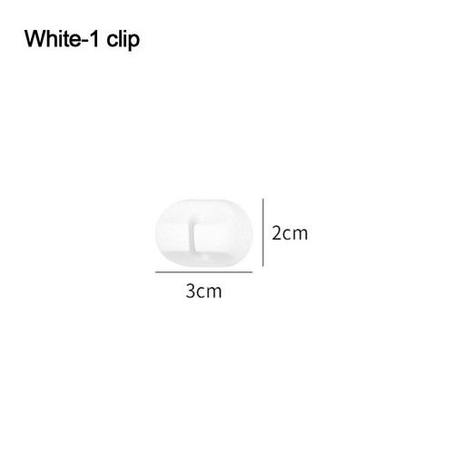 Silicone Cable Organizer Flexible Wire Holder Cable Management Earphone Cord - Photo 12/21