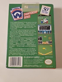 "Little League Baseball Championship Series" Nintendo NES 1990 Factory Sealed