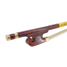 Professional 4/4 Violin Bow Snakewood Natural Bow Hair Straight Letter Wood