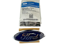 New Oem Ford Rear Liftgate Oval Emblem Badge Blue Chrome Lj6z-7842528-b Genuine