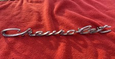 1966 - 1968 Chevrolet Script Emblem Deck Lid Badge Ornament 4498399