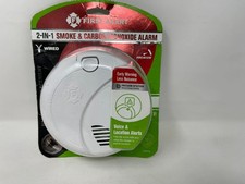 First Alert 2-in-1 Smoke  Carbon Monoxide Alarm Wired Voice Location Alert NEW