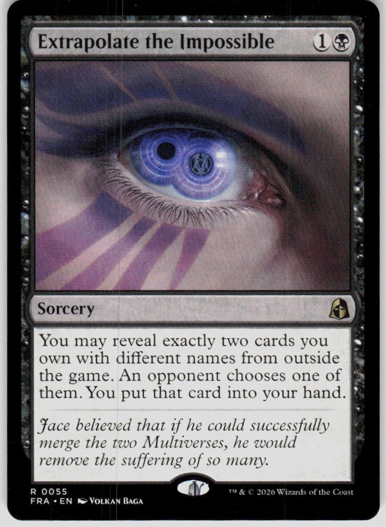 Extrapolate the Impossible 55 Reality Fracture Magic the Gathering