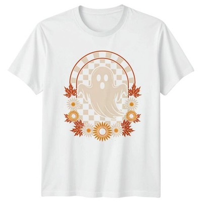 Boho Geist Herbst Blätter Blumen T-Shirt Herbst Halloween Geschenk für Sie und Ihn