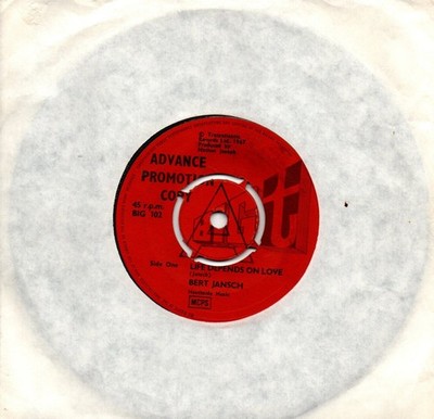 Bert Jansch:Life depends on love/A little sweet sunshine:UK Big T:DJ:1967