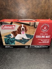 Coleman Medium - Green Leaves Pattern Cooling Mat   24  x 30  