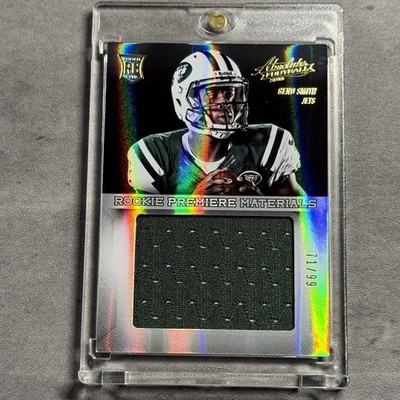 2013 Panini Absolute Rookie Patch Jumbo /99 Geno Smith RC Player Worn Refractor