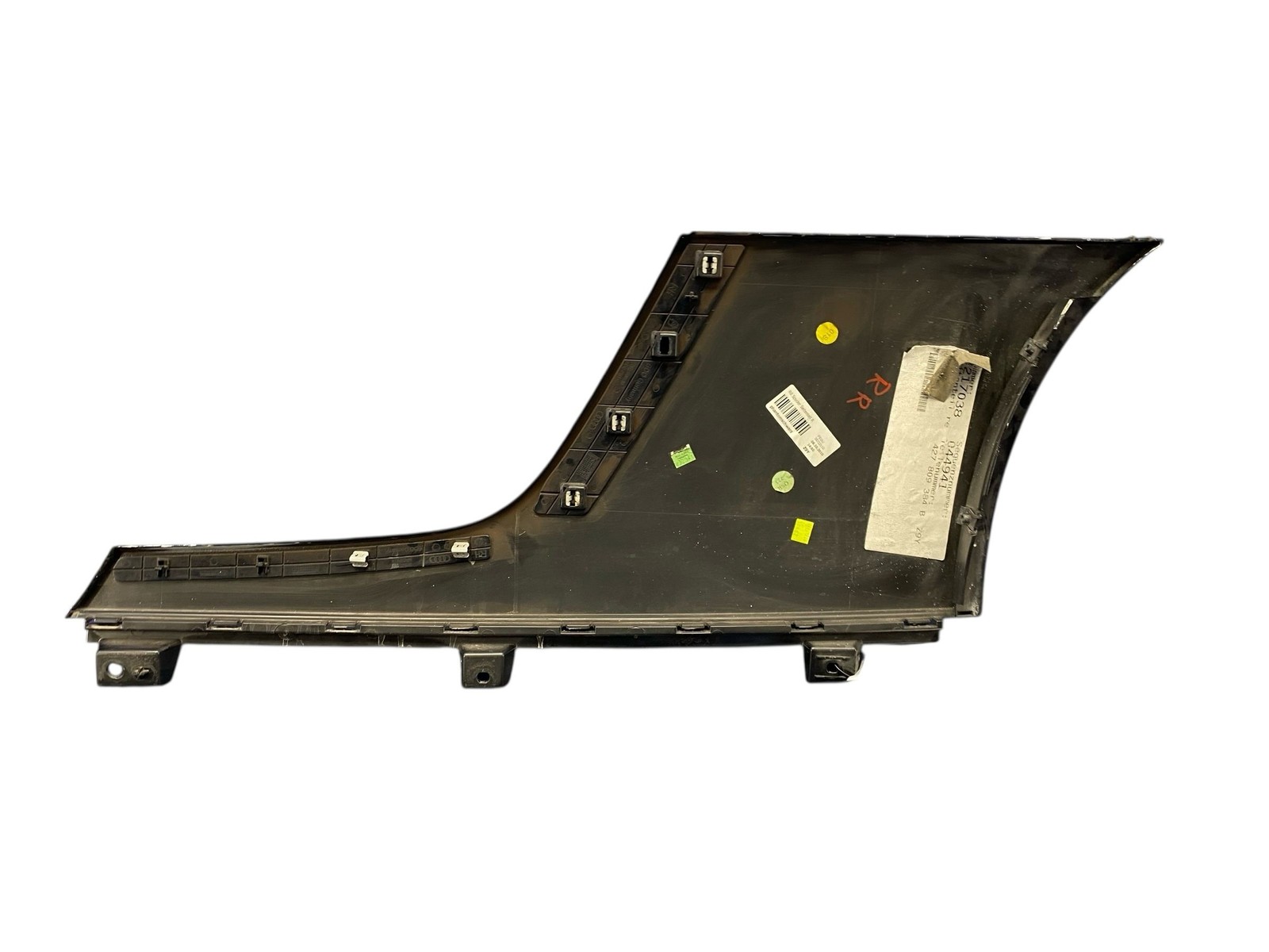 2011-2015 AUDI R8 SPYDER REAR RIGHT LOWER QUARTER PANEL PHANTOM BLACK PEARL
