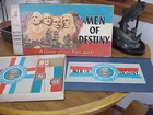 Vtg 1956 Men Of Destiny Game of Presidents Milton Bradley Board Game, Complete!!