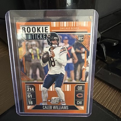 2024 Panini Contenders Optic Caleb Williams Rookie Ticket Orange /75! 🔥🔥