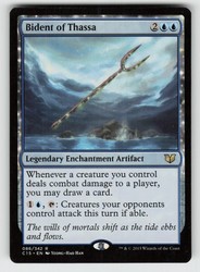 Bident of Thassa #86 Rare Commander 2015 MTG