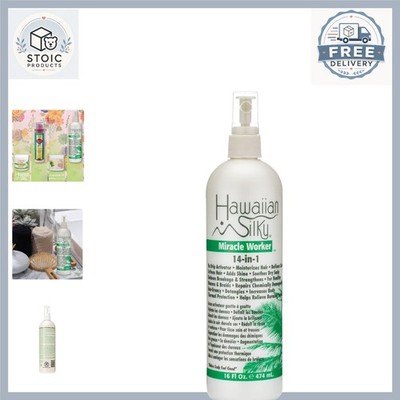 Hawaiian Silky Miracle Worker 16 Unzen unparfümierte Lotion für gekräuseltes & geschädigtes Haar