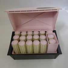 Vtg 1967 Popeil Steamset Personal Hairdresser Hot Steam Rollers Hair Curlers