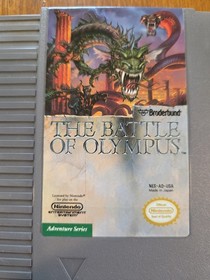 The Battle of Olympus Nintendo NES Cartridge Manual Tested