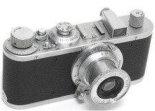 Leitz Leica Standard 35mm viewfinder camera chrome with Elmar 3.5/5cm lens