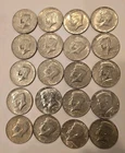 Kennedy Half Dollars Lot of (20) 40% Percent Silver 1966 & 1967 Mixed Dates