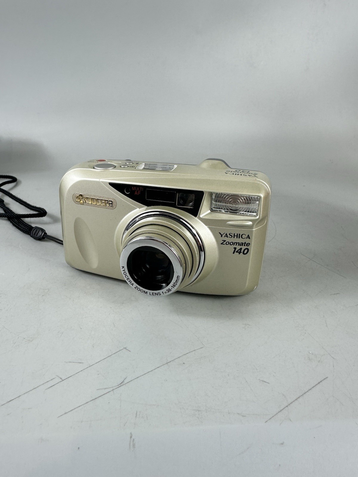 Kyocera Yashica Zoomate 140 35mm Film Point & Shoot Camera - Tested *read*