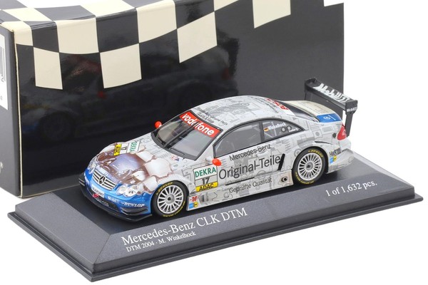 1:43 Minichamps Mercedes CLK DTM 2004 Team Persson Original-Teile Winkelhock #17-image