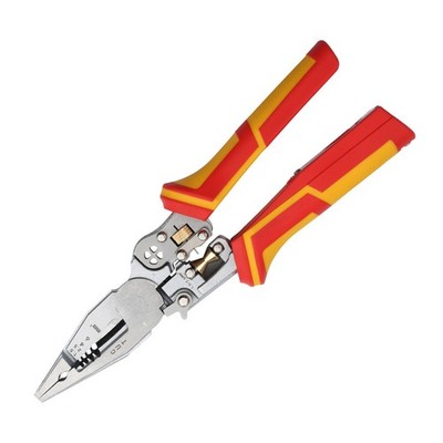 Wire Stripper Tool with Voltage Tester Pliers for AC DC Wire Twisting Cutting