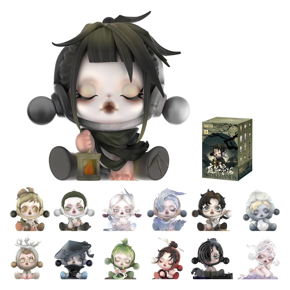 SKULLPANDA The Ink Plum Blossom Series Figures, SKULLPANDA Blind