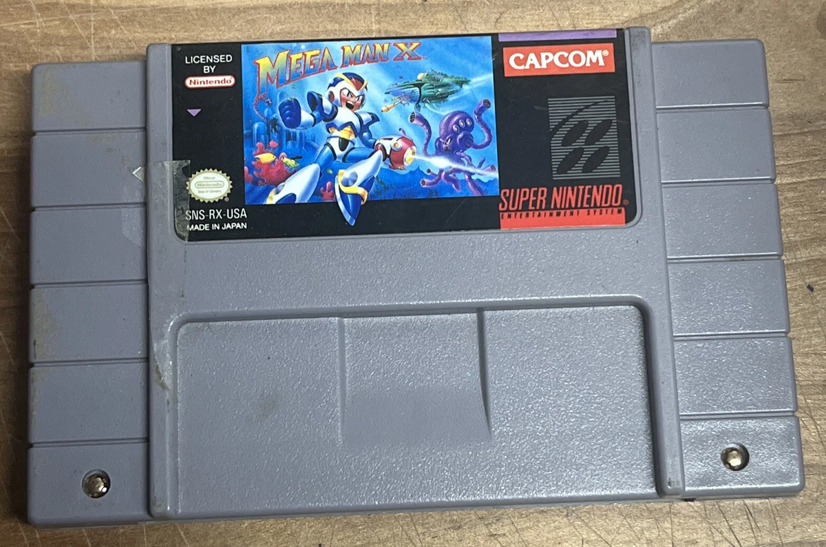 Mega man x snes cartridge online