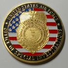 USAF AIR FORCE OSI OFFICE OF SPECIAL INVESTIGATIONS SPECIAL AGENT CHALLENGE COIN