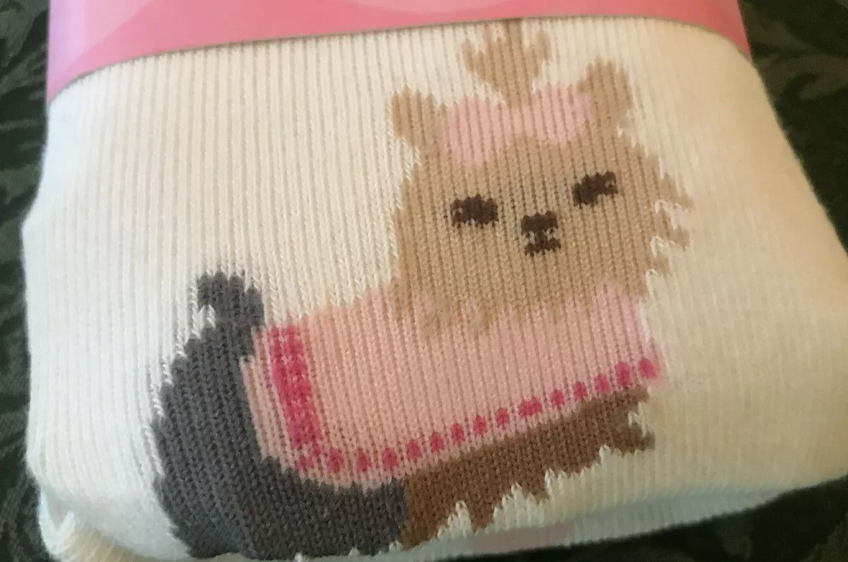 NWT 5 7 6 Gymboree pups and kisses tights yorkie puppy school shih