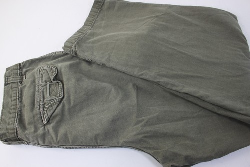 Faded Glory Men's 34 x 31 Green Laundered Khaki Jeans   #C830 - Picture 6 of 6