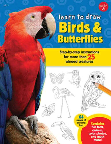 Learn to Draw Birds & Butterflies: Step-by-step instructions for more than 25