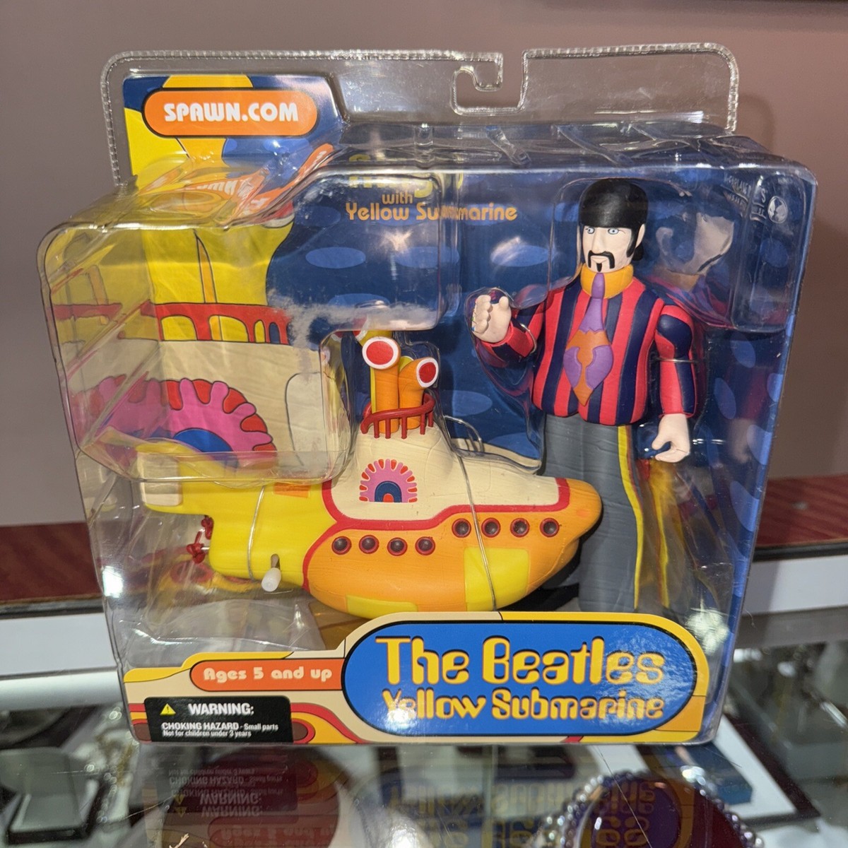 New McFarlane Toys Beatles Yellow Submarine Ringo Starr Yellow