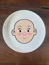Fred Plays With His Food Plate Wooly Willy Ceramic Dinner Plate 8.5" 