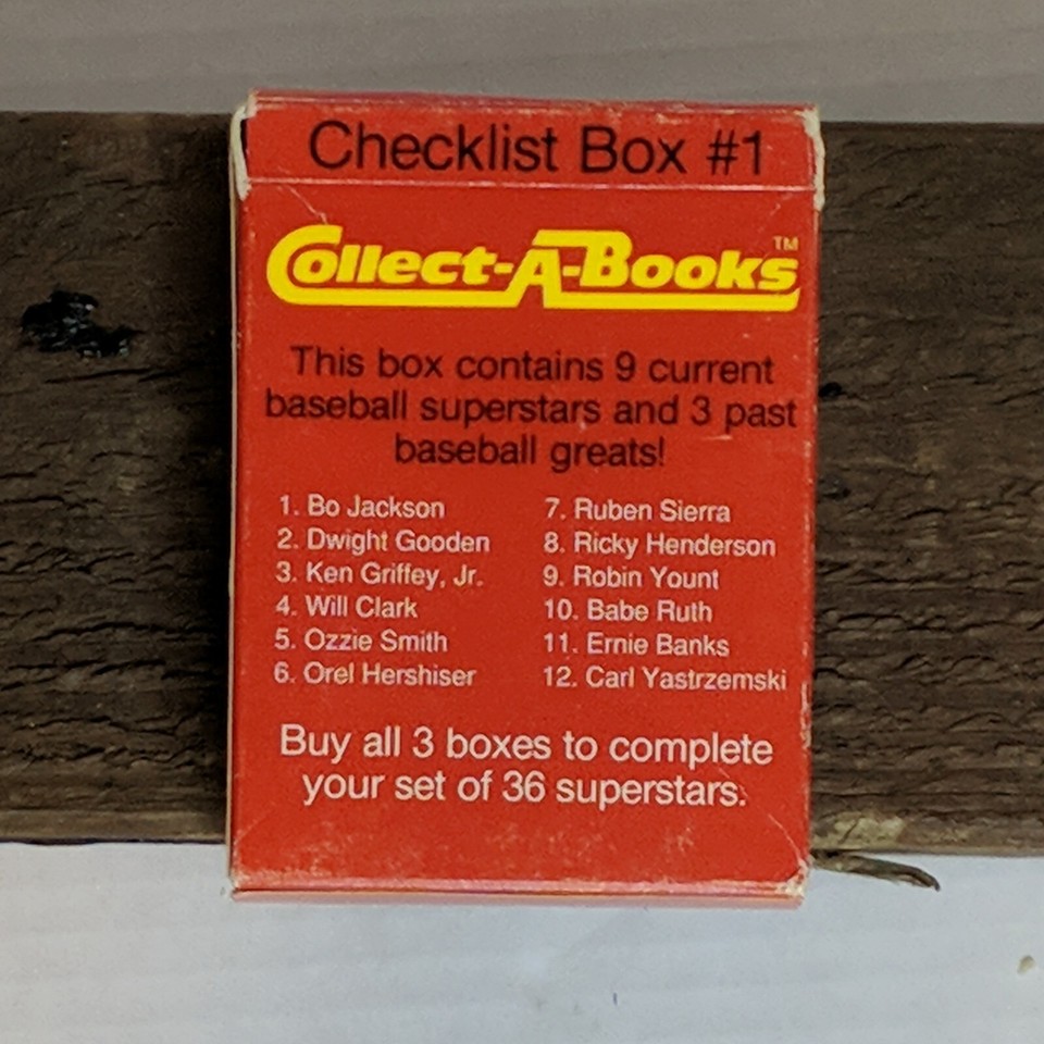1990 CollectABook Baseball Cards Series 1 Box 1 Complete Set