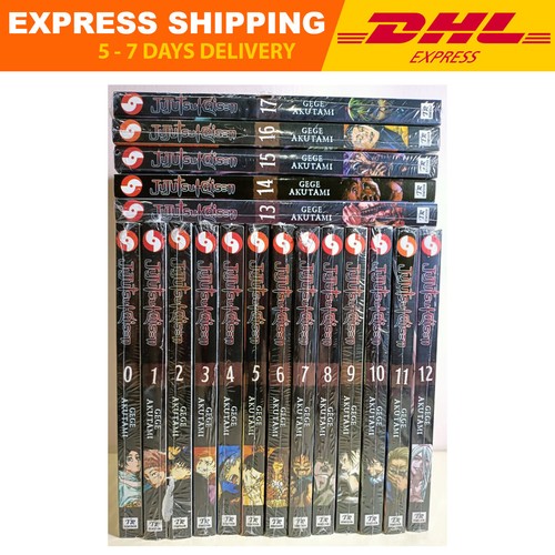 Jujutsu Kaisen Manga English Full Set Vol 0 to 20 Gege Akutami Comics FAST SHIPP