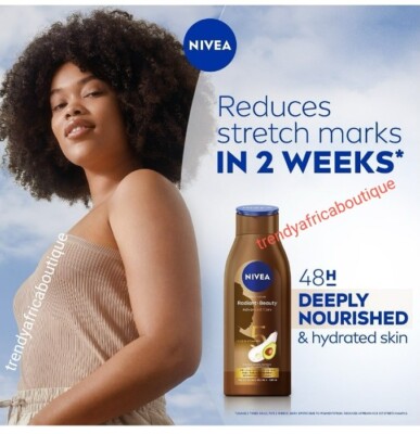 Nivea Radiant & BEAUTY Advance Care Body Lotion. Smooth, Anti Stretch Marks X 1
